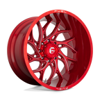 Fuel 1Pc D742 Runner 20X10 -18 Candy Red Milled