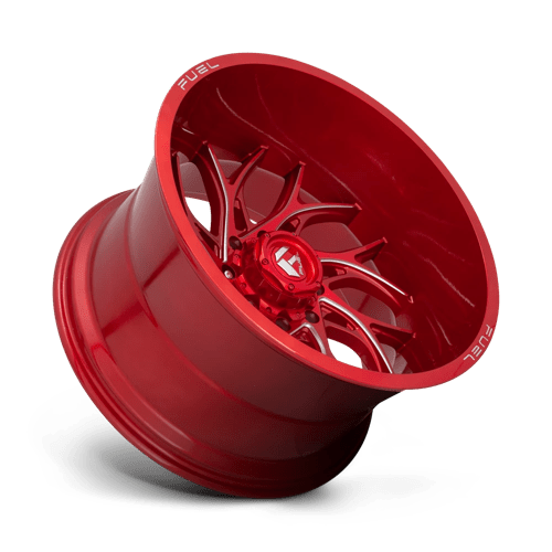 Fuel 1Pc D742 Runner 22X12 -44 Candy Red Milled