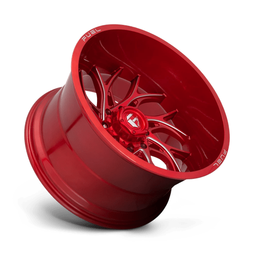 Fuel 1Pc D742 Runner 22X12 -44 Candy Red Milled