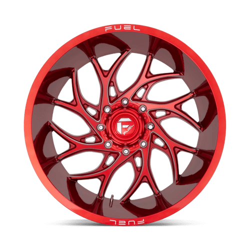 Fuel 1Pc D742 Runner 20X10 -18 Candy Red Milled