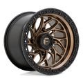 Fuel Utv D777 Runner Utv 15X7 +10 Bronze W/ Black Ring