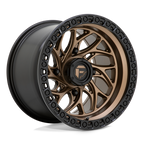 Fuel Utv D777 Runner Utv 15X7 +10 Bronze W/ Black Ring