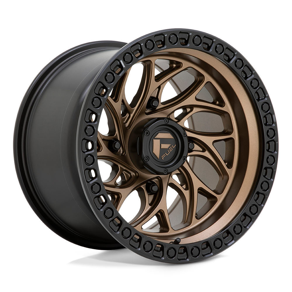 Fuel Utv D777 Runner Utv 15X7 +10 Bronze W/ Black Ring