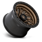 Fuel Utv D777 Runner Utv 15X10 +0 Bronze W/ Black Ring