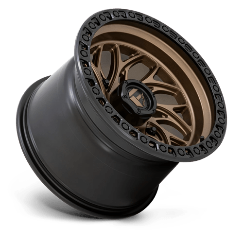 Fuel Utv D777 Runner Utv 15X7 +10 Bronze W/ Black Ring