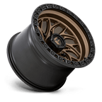 Fuel Utv D777 Runner Utv 15X10 +0 Bronze W/ Black Ring