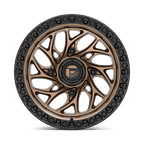 Fuel Utv D777 Runner Utv 15X7 +10 Bronze W/ Black Ring