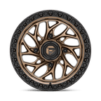 Fuel Utv D777 Runner Utv 15X7 +10 Bronze W/ Black Ring
