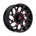 Fuel Utv D779 Runner Utv 22X7 +0 Gloss Black Milled Candy Red