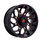 Fuel Utv D779 Runner Utv 22X7 +0 Gloss Black Milled Candy Red