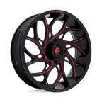 Fuel Utv D779 Runner Utv 22X7 +0 Gloss Black Milled Candy Red