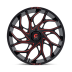 Fuel Utv D779 Runner Utv 24X7 +13 Gloss Black Milled Candy Red