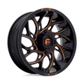 Fuel Utv D780 Runner Utv 18X7 +13 Gloss Black Milled Orange