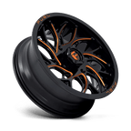 Fuel Utv D780 Runner Utv 18X7 +13 Gloss Black Milled Orange