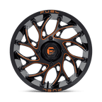 Fuel Utv D780 Runner Utv 18X7 +13 Gloss Black Milled Orange