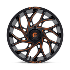 Fuel Utv D780 Runner Utv 20X7 +13 Gloss Black Milled Orange