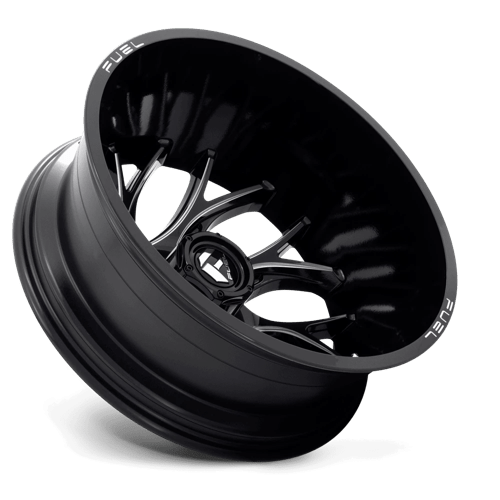 Fuel 1Pc D741 Runner 20X8.25 -265 Gloss Black Milled