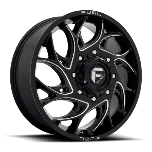Fuel 1Pc D741 Runner 20X8.25 +105 Gloss Black Milled