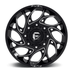 Fuel 1Pc D741 Runner 20X8.25 +105 Gloss Black Milled