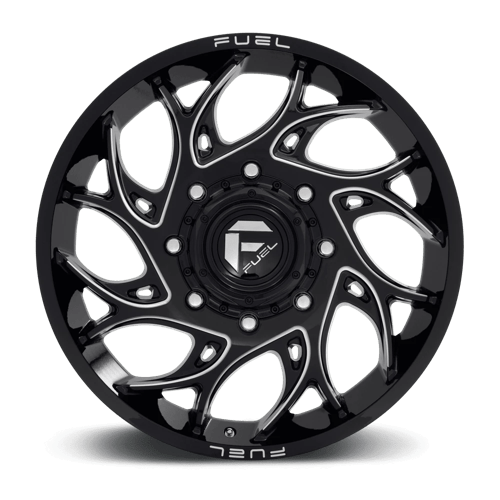 Fuel 1Pc D741 Runner 20X8.25 +105 Gloss Black Milled