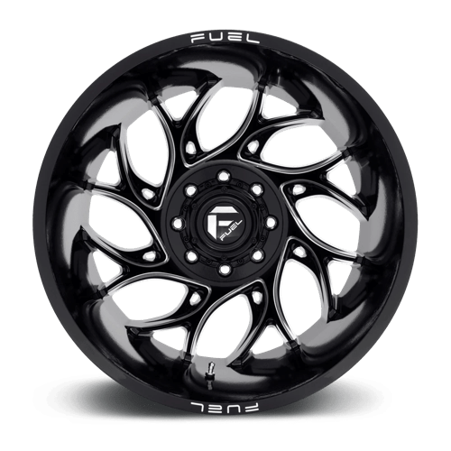 Fuel 1Pc D741 Runner 22X8.25 -202 Gloss Black Milled
