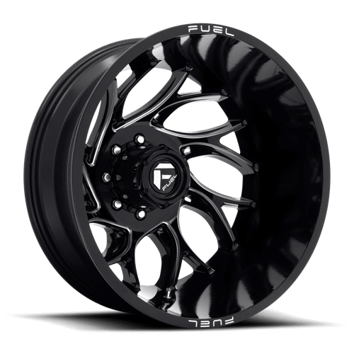 Fuel 1Pc D741 Runner 22X8.25 -265 Gloss Black Milled