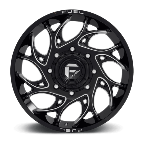 Fuel 1Pc D741 Runner 22X8.25 +105 Gloss Black Milled