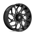 Fuel Utv D741 Runner Utv 20X7 +13 Gloss Black Milled