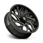 Fuel Utv D741 Runner Utv 20X7 +13 Gloss Black Milled