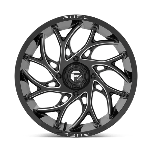 Fuel Utv D741 Runner Utv 20X7 +13 Gloss Black Milled