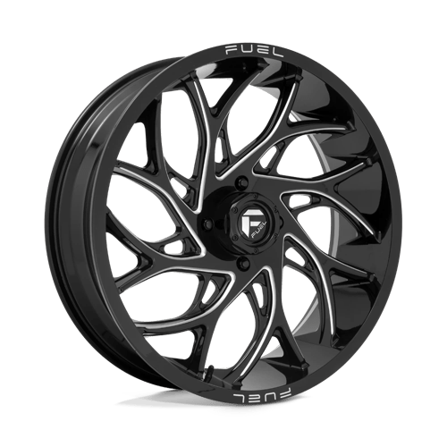 Fuel Utv D741 Runner Utv 22X7 +13 Gloss Black Milled