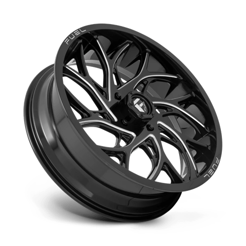 Fuel Utv D741 Runner Utv 22X7 +13 Gloss Black Milled