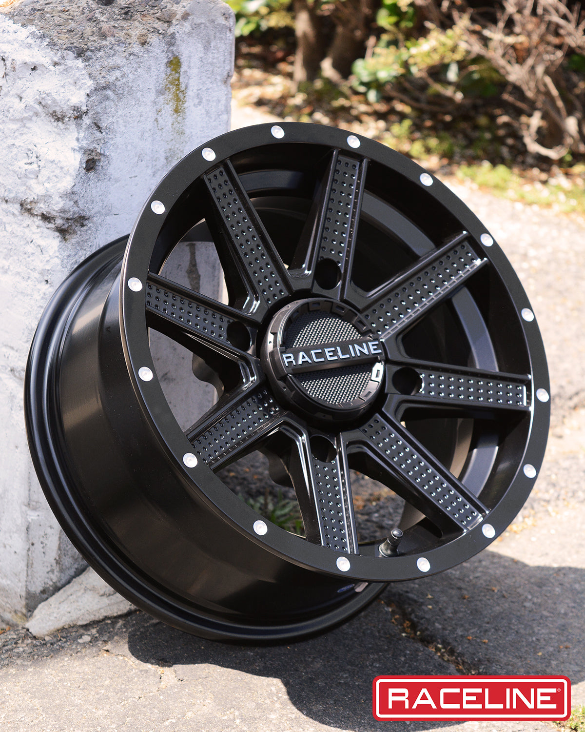 Raceline Wheels Hostage 14X7 -47 Black