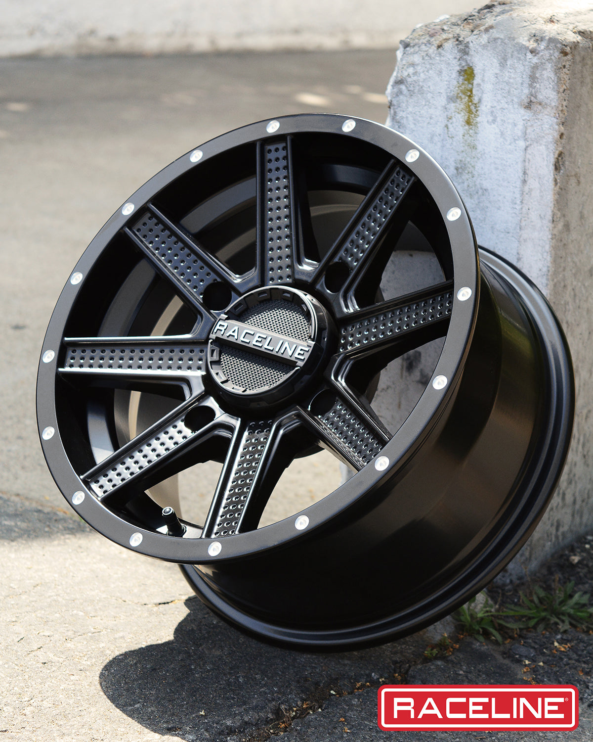 Raceline Wheels Hostage 14X7 +5 Black
