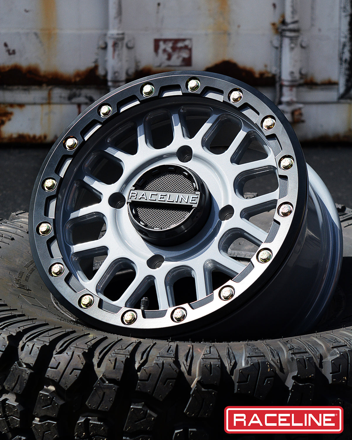 Raceline Wheels Podium Stealth 15X6 +40 Grey