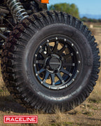 Raceline Wheels Trophy 14X7 +10 Black