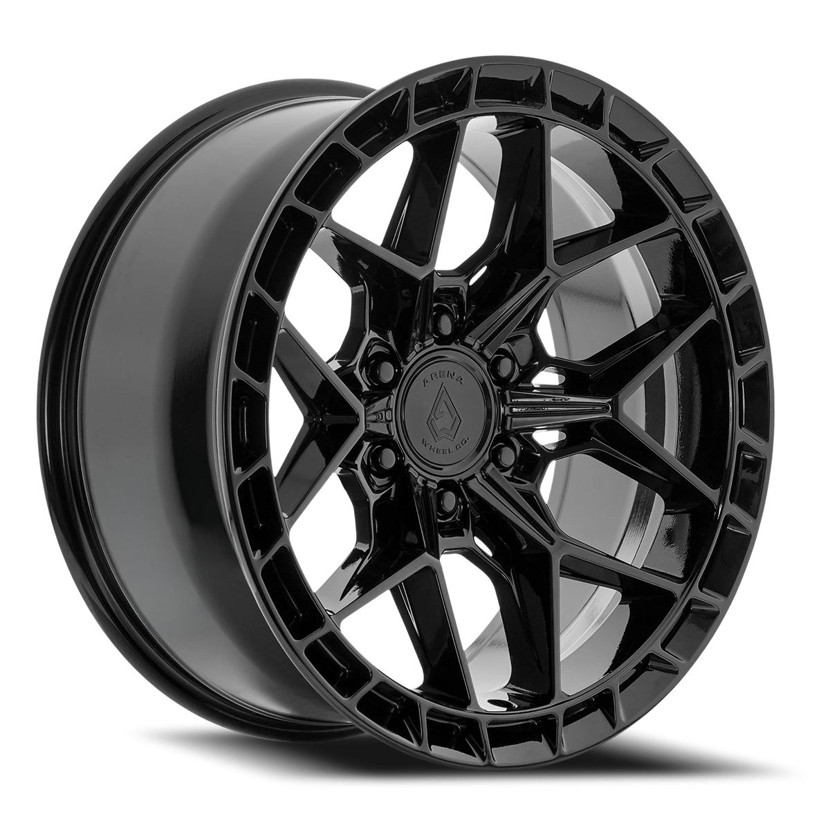 Arena Rampage 20X10 -18 Gloss Black