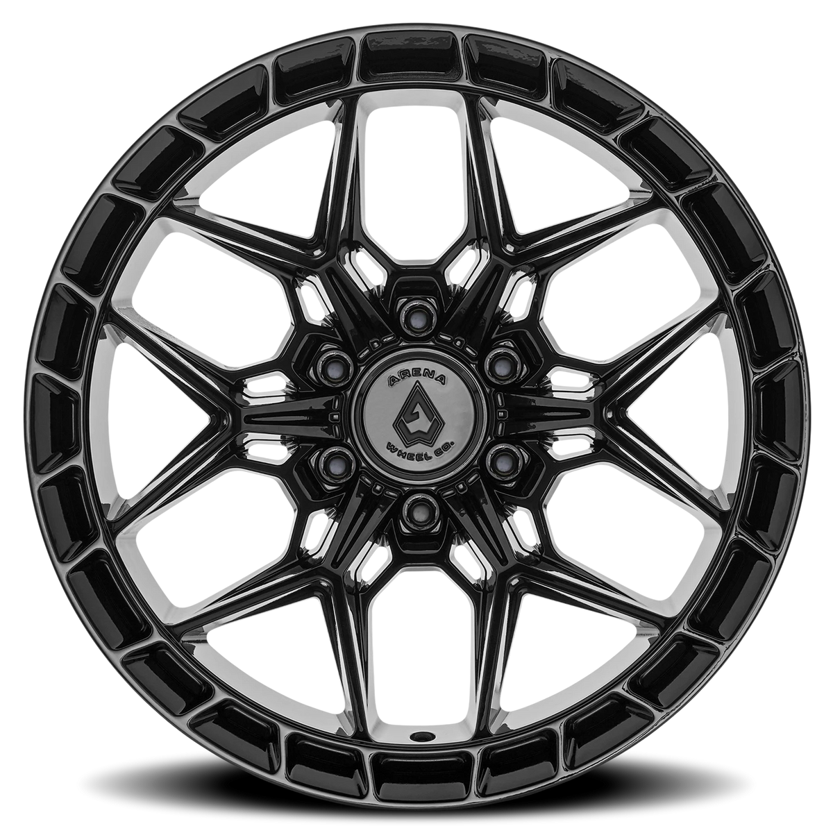 Arena Rampage 20X10 -18 Gloss Black