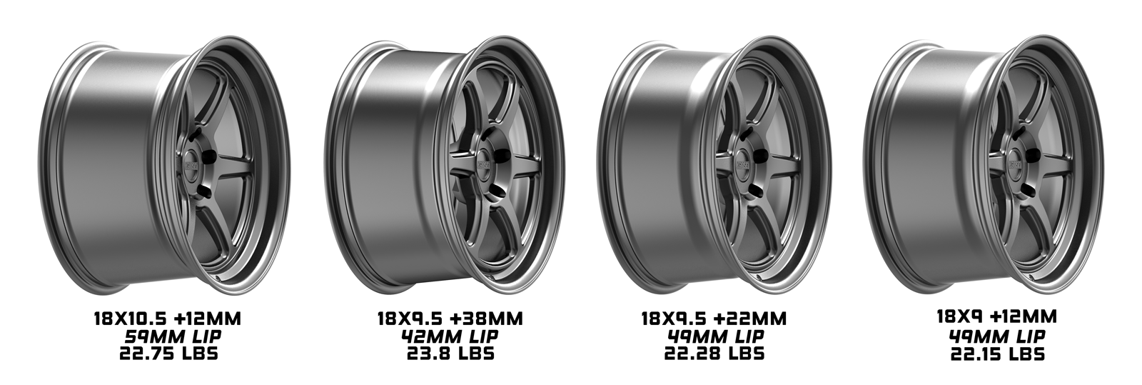 Kansei Wheel Roku M 18X9 +12 Gbl