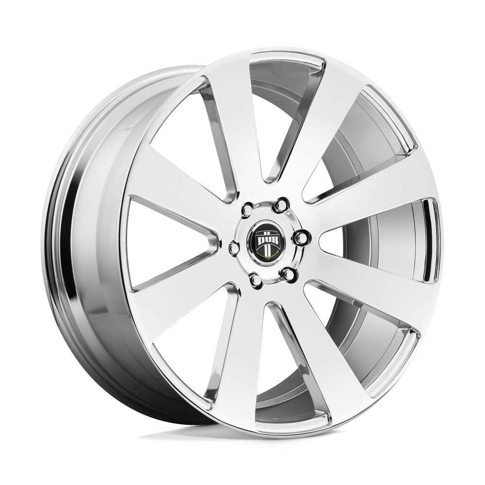Dub 1Pc S131 8-Ball 24X10 +20 Chrome Plated