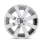 Dub 1Pc S131 8-Ball 24X10 +20 Chrome Plated