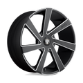 Dub 1Pc S133 Directa 22X9.5 +15 Matte Black Milled