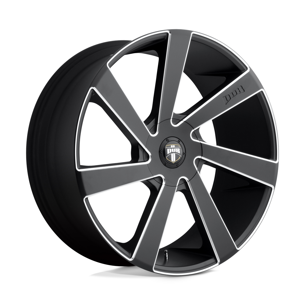 Dub 1Pc S133 Directa 22X9.5 +15 Matte Black Milled