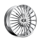 Dub 1Pc R140 Rse 24X9.5 +10 Chrome