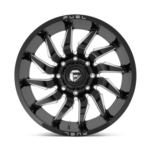 Fuel 1Pc D744 Saber 20X9 +1 Gloss Black Milled