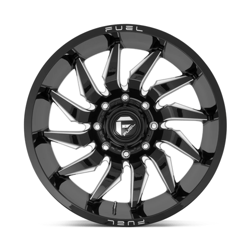Fuel 1Pc D744 Saber 20X9 +20 Gloss Black Milled