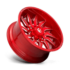 Fuel 1Pc D745 Saber 20X10 -18 Candy Red Milled
