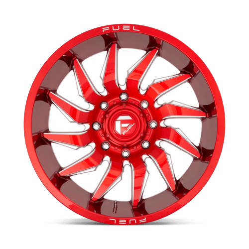 Fuel 1Pc D745 Saber 22X12 -44 Candy Red Milled