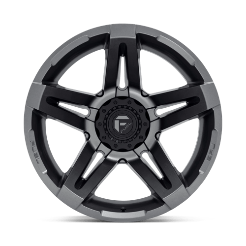 Fuel 1Pc D764 Sfj 22X14 -75 Matte Gunmetal