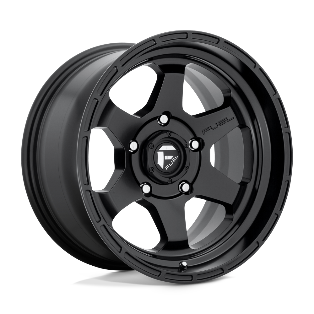 Fuel 1Pc D664 Shok 20X9 +1 Matte Black